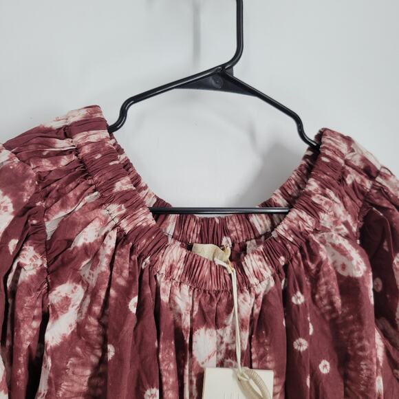 Ulla Johnson Handmade Syrah Shibori Martine Mini Dress 2 - Picture 6 of 13